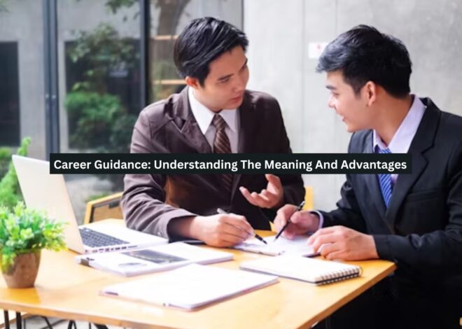 Career Guidance: Understanding The Meaning And Advantages